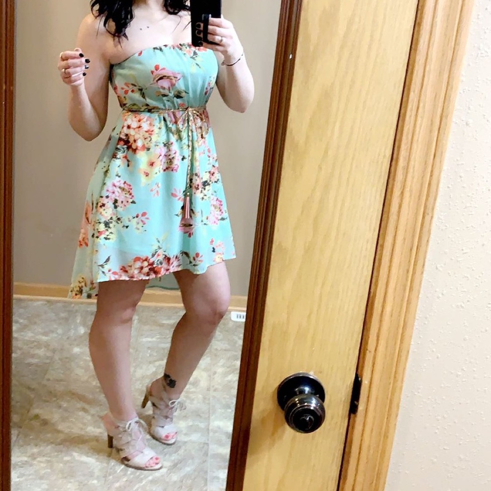 Cute Summer High Low Dress